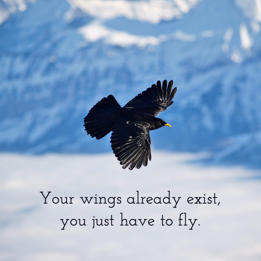 Your_wings_already_exist Quote Card